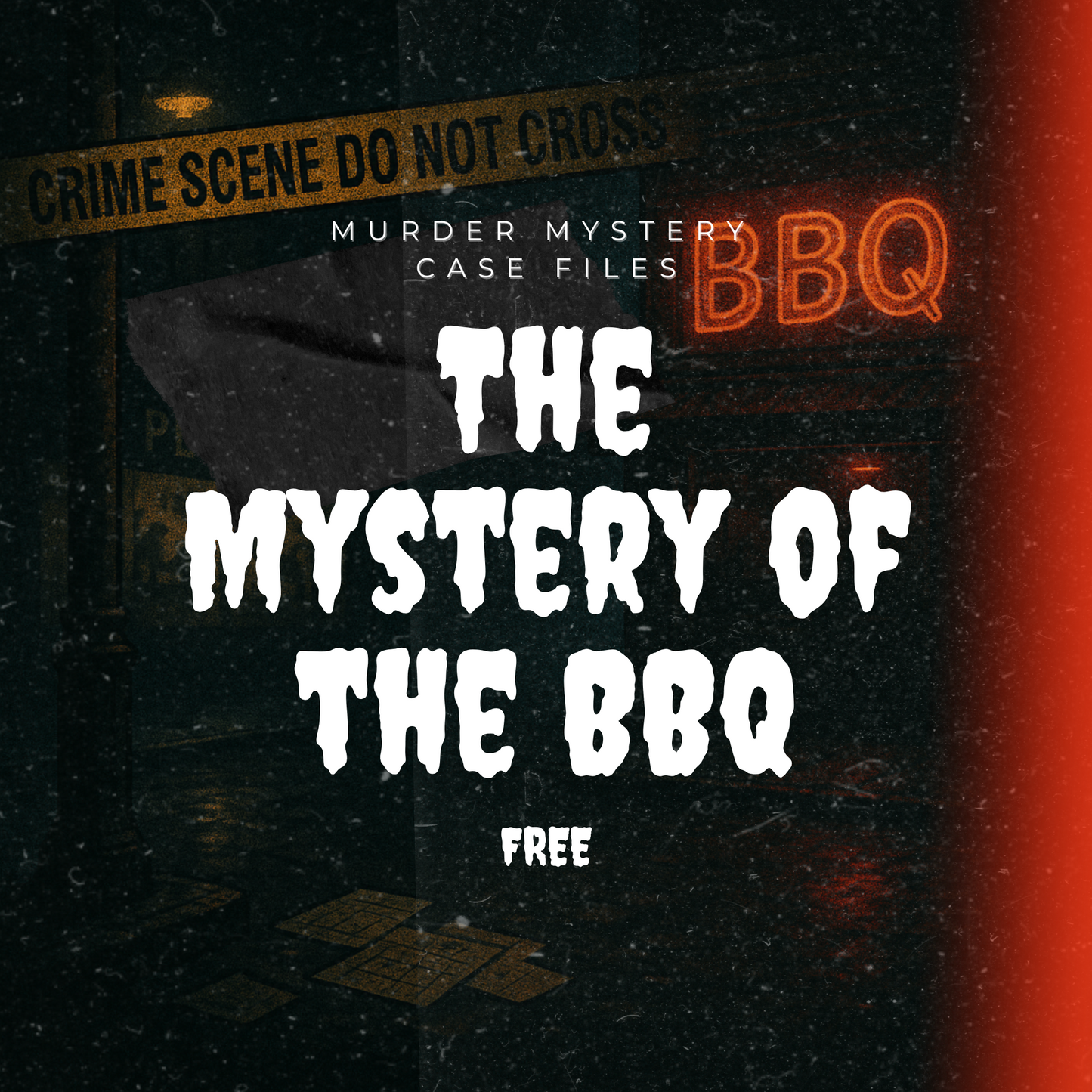 The Mystery of the BBQ - A Printable Murder Mystery Party Case File