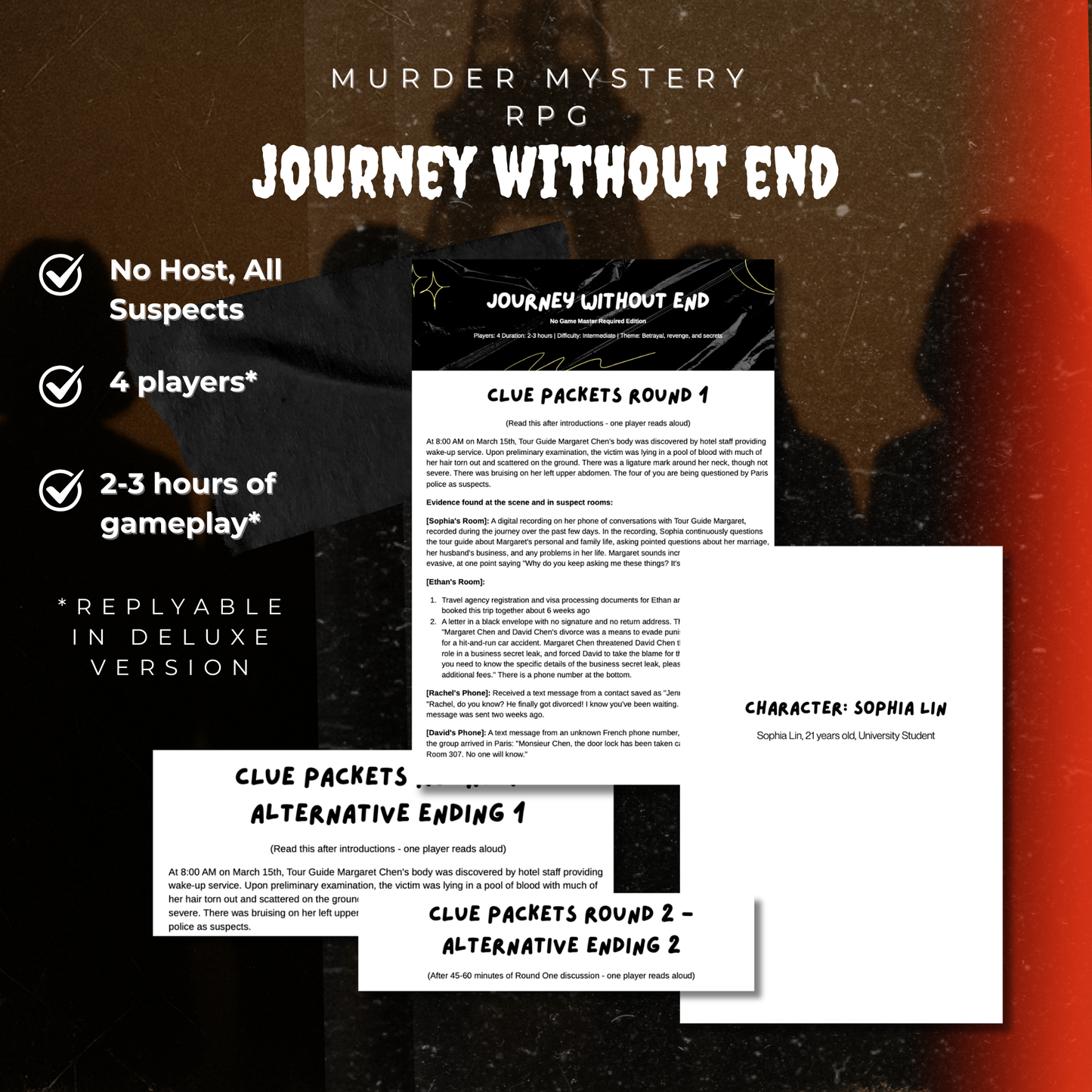 Journey Without End: A Paris Murder Mystery RPG