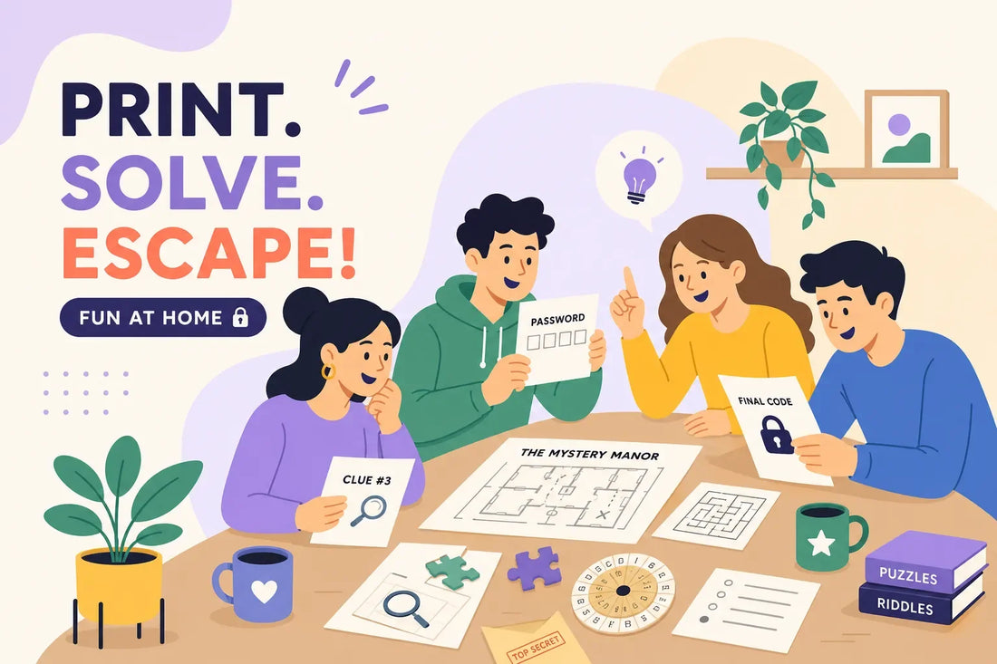 Best Printable Escape Room Games for Adults in 2026