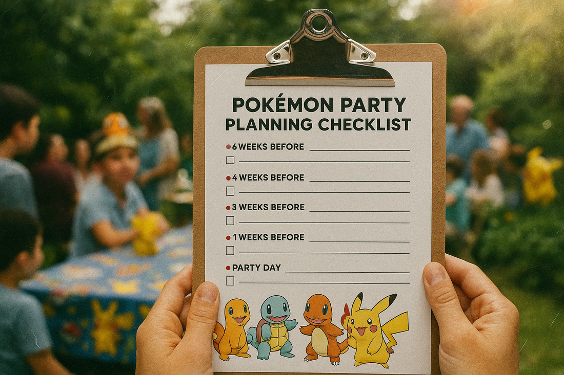 Pokemon Party Planning Checklist: From Invitations to Thank You Notes