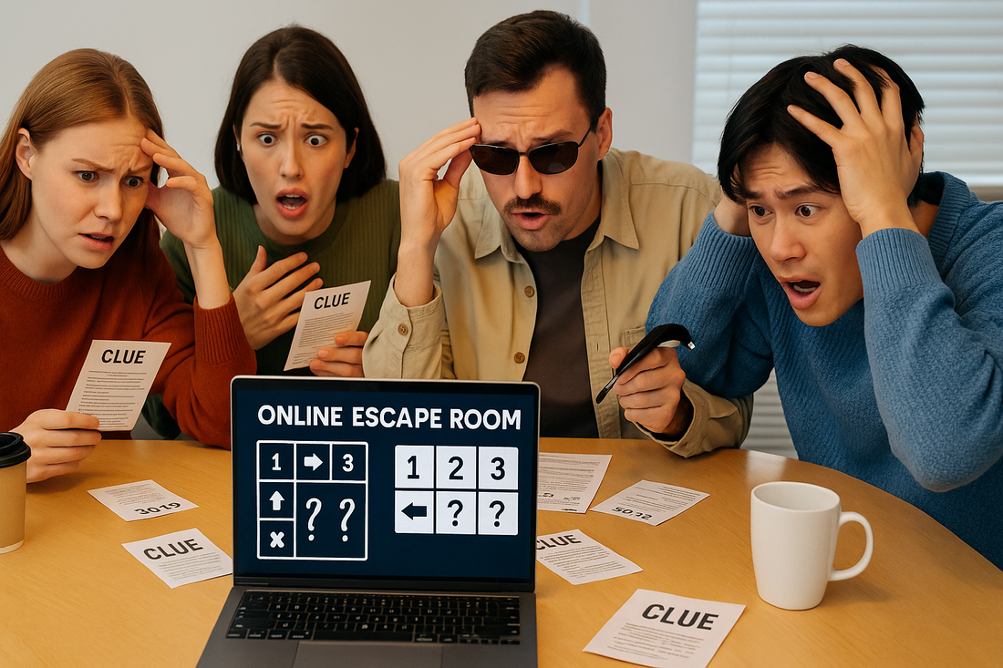 🔐 Locked In and Loving It: The Rise of Online Escape Rooms (and How to Survive Them with Friends or Colleagues You Barely Know)