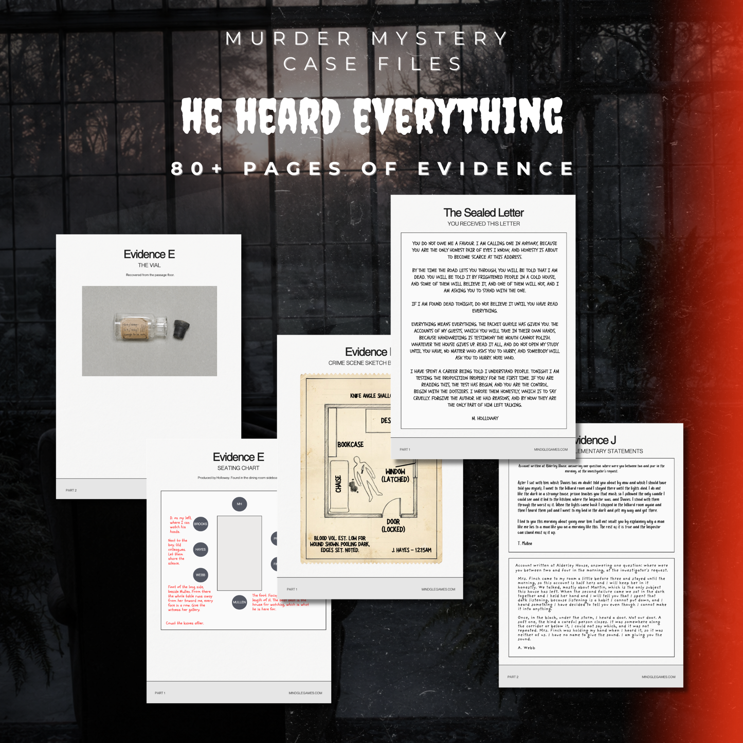 He Heard Everything - Interactive Case Files