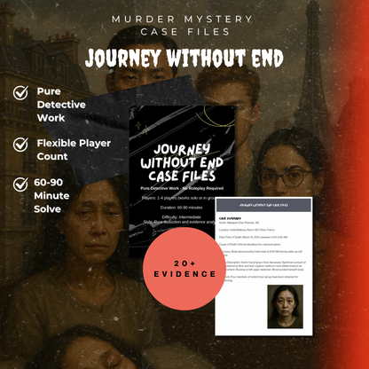 Journey Without End: A Paris Murder Mystery Case File