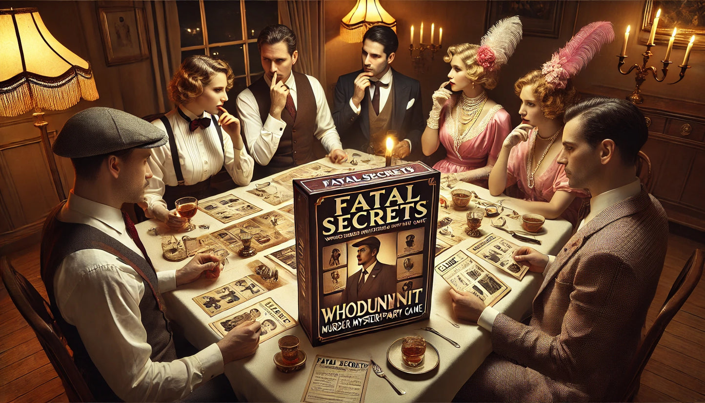Fatal Secrets: Whodunnit Murder Mystery Party Game.