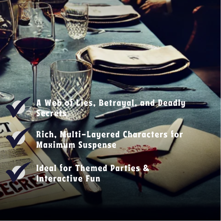 Fatal Secrets: Whodunnit Murder Mystery Party Game.