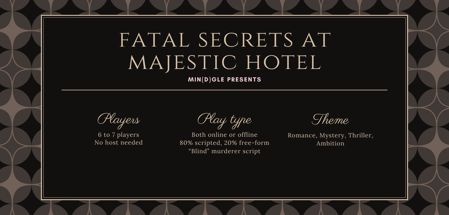 Fatal Secrets: Whodunnit Murder Mystery Party Game.