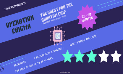 Operation Enigma: The Quest for the Quantum Chip.