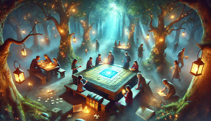 The Enchanted Forest: Mysteries of the Magic Gem - Printable Puzzle Game.
