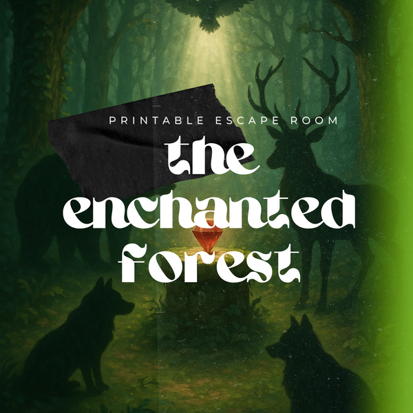 The Enchanted Forest: Mysteries of the Magic Gem - Printable Puzzle Game