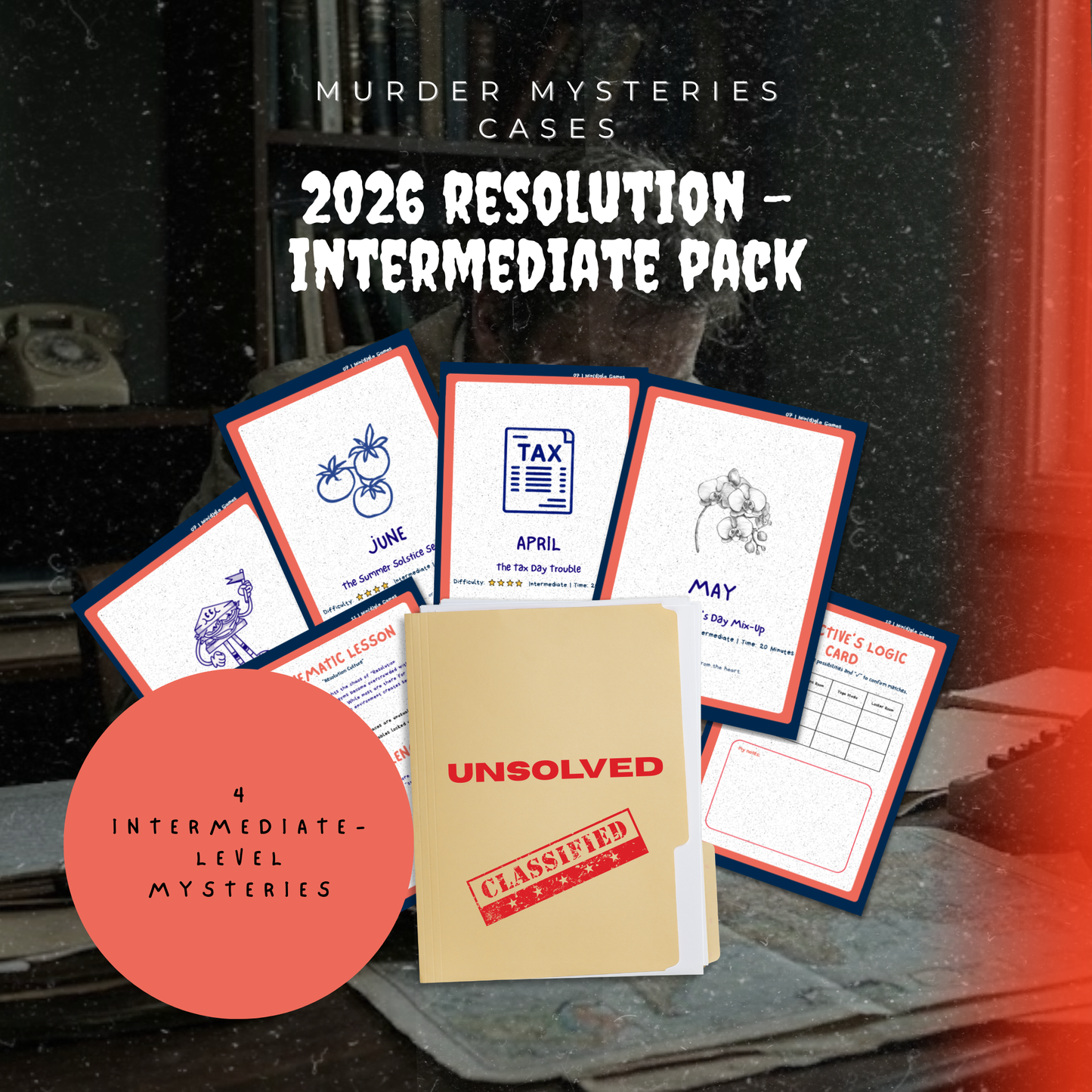 Digital Detox Mystery Calendar: 2026 Edition