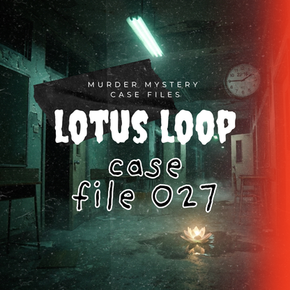 The Lotus Loop - Interactive Digital + Printable Mystery Puzzle Game (Case File PDF)