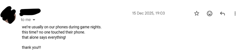 Testimonial Screenshot